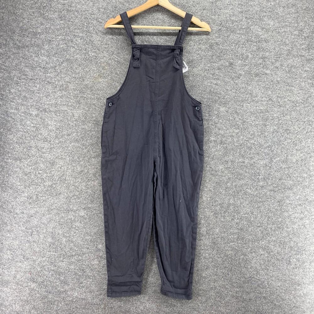 New Next Jumpsuit Girls 10 Years Gray Sleeveless Straight Pockets Cotton Casual